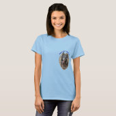 Beschermd door de Nederlandse herder T-shirt (Voorkant volledig)