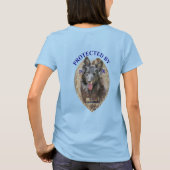 Beschermd door de Nederlandse herder T-shirt (Achterkant)