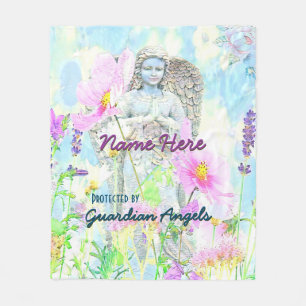 Beschermd door de Waterverf van Guardian Angels Fleece Deken