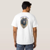 Beschermd door Doberman Pinscher T-shirt (Achterkant volledig)