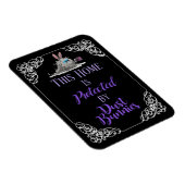 Beschermd door Dust Bunnies Magnet Magneet (Rechterzijde)