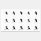 Beschermd door Santa Muerte Labels (Vel)