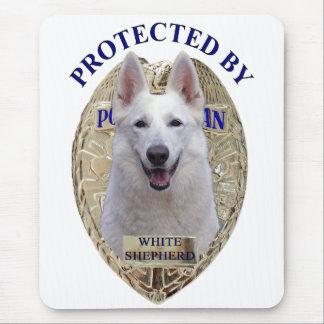 Beschermd door White Shepherd Muismat