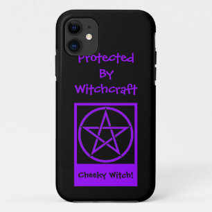 Beschermd door Witchcraft Cheeky Witch iphone 5 ho 11 Hoesje