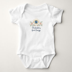 Beschermde baby-body ontwerp met het boze oog romper