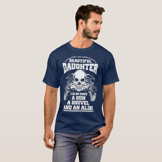 Beschermend Pistool Lover Pap Pro 2e wijziging T-shirt (Voorkant volledig)