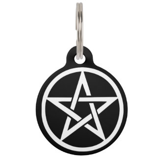 Beschermende heks Pentacle-tag Huisdierpenning
