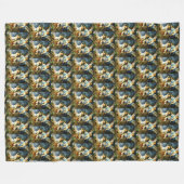 BESCHERMENGEL Bernhard Plockhorst 1886 Fleece Bla (Voorkant (Horizontaal))