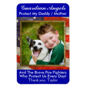 Beschermengel - Brandweermagneet Magneet (Verticaal)