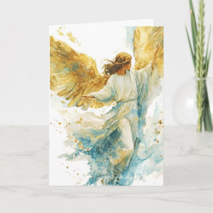 Beschermengel Hemels Kunstschilderij Kaart