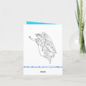 Beschermengel notecard kaart (Achterkant)