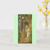 Beschermengel notecard kaart (Gele Bloem)