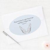 beschermengel ovale sticker (Envelop)