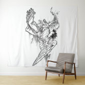 Beschermengel Tapijt Wandkleed (In Situ (horizontaal))