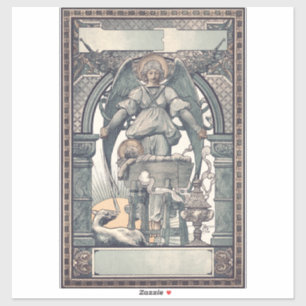 Beschermengelen met Jezus kind Sticker