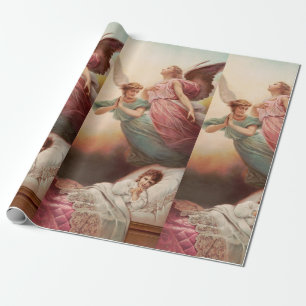 Beschermengelen met kind cadeaupapier