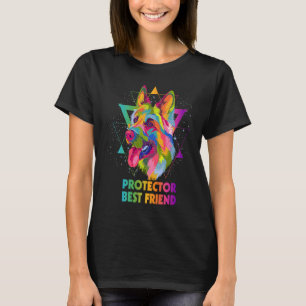 Beschermer Beste Vriend Duitse Herder Motiverend T-shirt