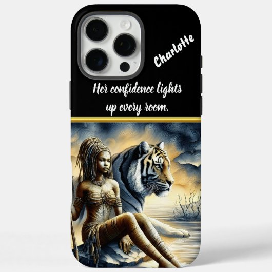Beschermer bij de rivier met een tijger Case-Mate iPhone case (Achterkant)