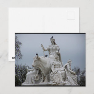 Beschermers van Europa onder Londense luchten Briefkaart