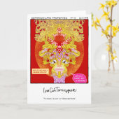 Beschermheilige van de imkers kaart (Gele Bloem)