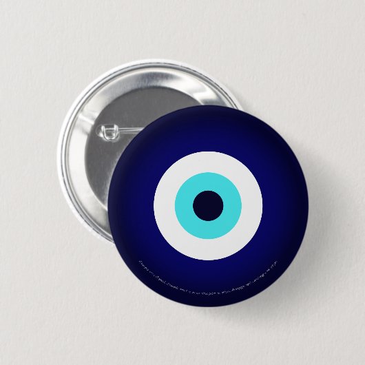 Bescherming tegen boze ogen Button (Voorkant /achterkant)