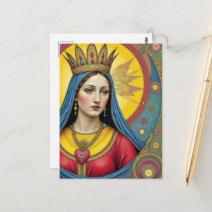 Bescherming tegen kwaad Heilig Hart van Maria Briefkaart