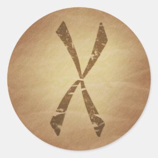 Bescherming tegen vergif Nordic Magic Charms Ronde Sticker