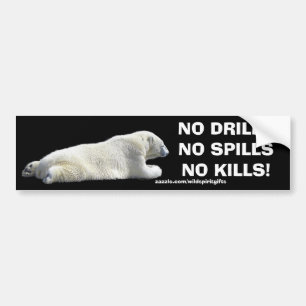 BESCHERMING TEGEN VERONTREINIGING VAN WILDE DIEREN BUMPERSTICKER