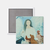 Bescherming van Angel 2012 Magneet (Voorkant / Achterkant)