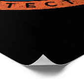 Bescherming van de klimaatverandering in onze bosg poster (Hoek)