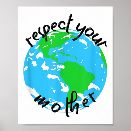 Bescherming van de natuur, airconditioning verwarm poster (Voorkant)