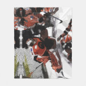 Bescherming van de Net-Ice Hockey Fleece Blanket (Voorkant)