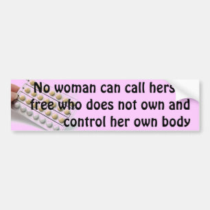 bescherming van de rechten van de vrouw bumpersticker