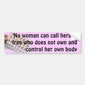 bescherming van de rechten van de vrouw bumpersticker