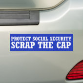 Bescherming van de sociale zekerheid - Verrot het Bumpersticker (Op auto)