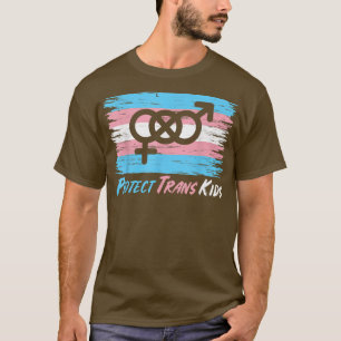 Bescherming van transgene Kinder steun voor gender T-shirt