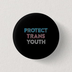 Bescherming van transseksuelen in de jeugdsector ronde button 3,2 cm