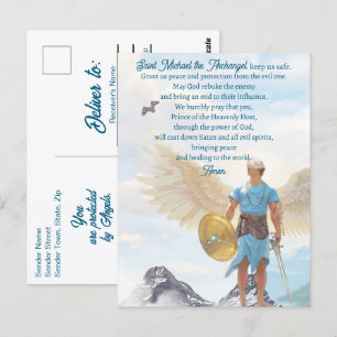 Beschermingsgebed voor de Heilige Aartsengel Micha Briefkaart