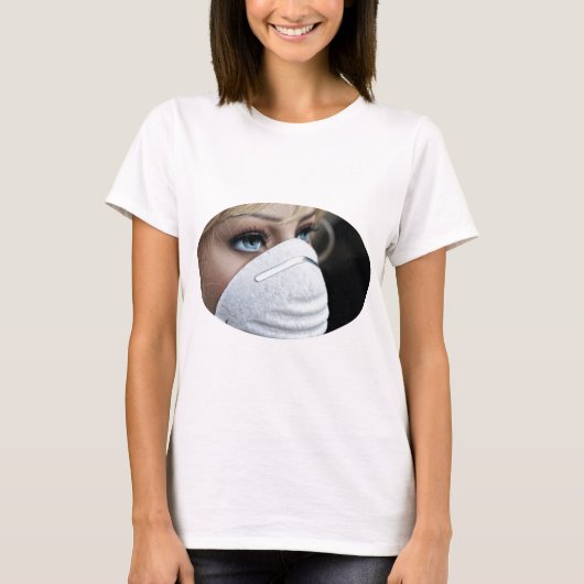 Beschermingsmasker voor het Corona-virus T-shirt (Voorkant)