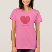 Beschikbaar hart T-shirt (Voorkant)
