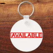 Beschikbaar stempel sleutelhanger (Achterkant)