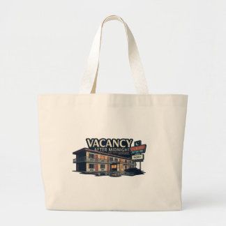 Beschikbaarheid Na Middernacht Retro Motel NIGHTSH Grote Tote Bag