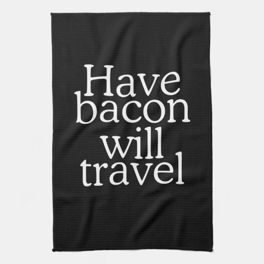 beschikken over Bacon Will Theedoek (Verticaal)