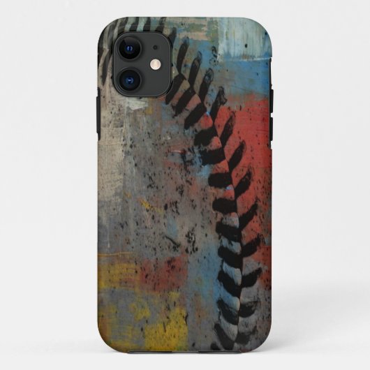beschilderde honkbaltas Case-Mate iPhone case (Achterkant)
