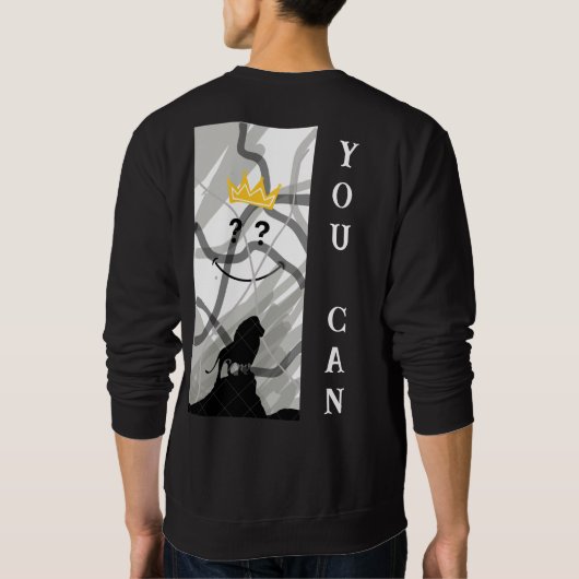 Beschrijf je mindset aan de hand van je kleding trui (Achterkant)