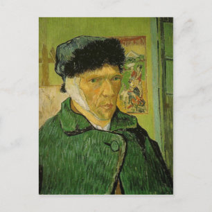 Beschrijving: Een zelfportret van Vincent van Gogh Briefkaart