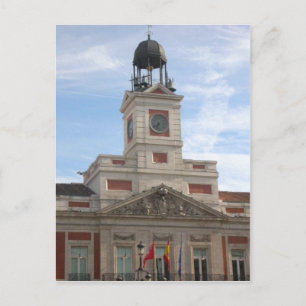 Beschrijving Madrid Spanje, Puerto del Sol origina Briefkaart