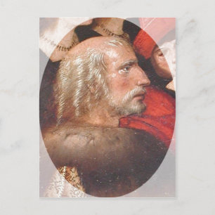 Beschrijving Schilderen van Christoffel Columbus.  Briefkaart