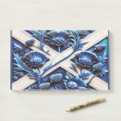 Beschrijving Scottish Thistles Design Post-it® Notes (Op bureau)
