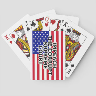 BESCHULDIGEN VAN HET CORRUPTE HOOGGERECHTSHOF POKERKAARTEN